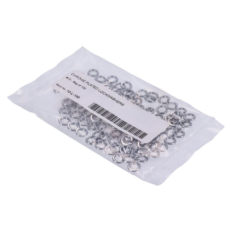 Låsbrickor Colony 10" krom (100-pack)