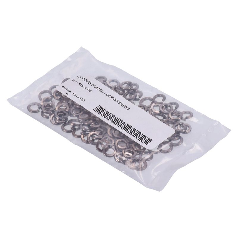 Låsbrickor Colony 12" krom (100-pack)