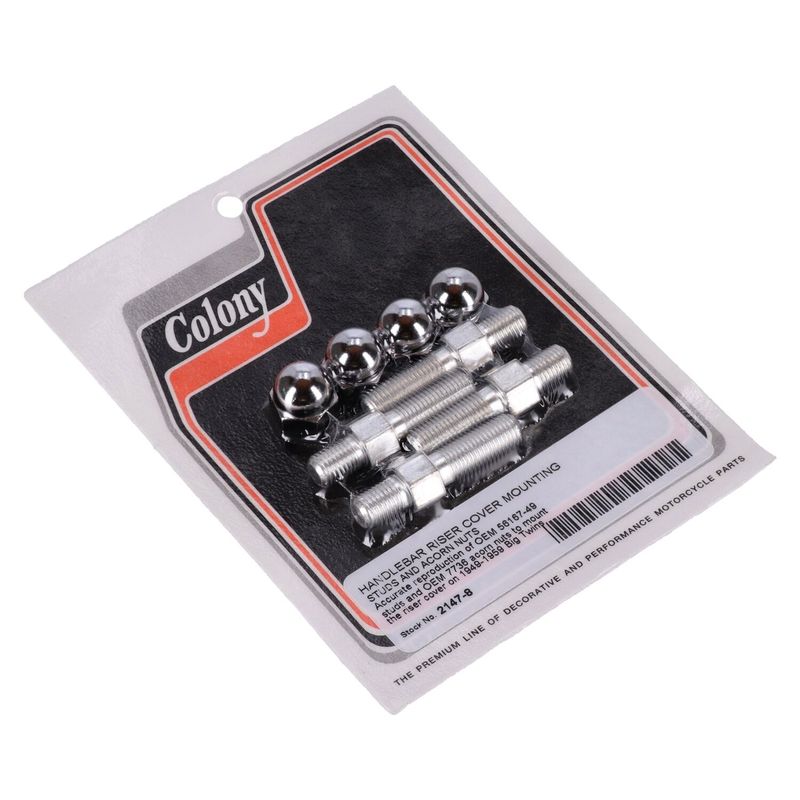 Monteringssats kåpa Colony krom (4-pack)