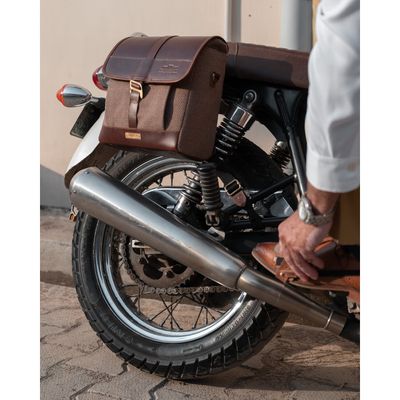 Väskset Trip Machine x DGR cognac