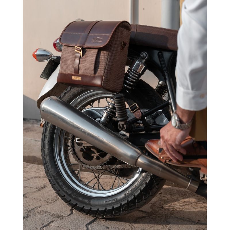 Väskset Trip Machine x DGR cognac