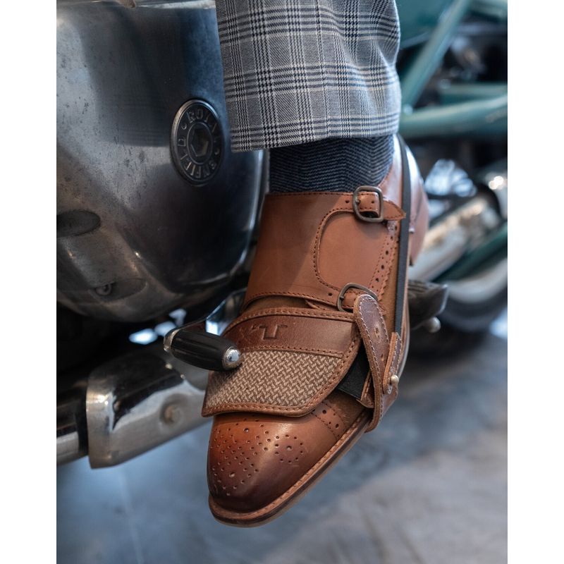 Väskset Trip Machine x DGR cognac