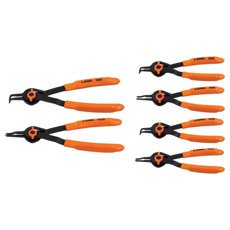 Låsringstång Lang Tools V-Notch 6 universal