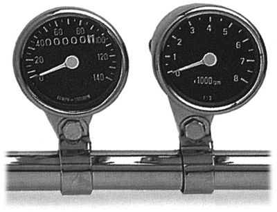 Midi hastighetsmätare 2:1,60mm diameter, kromad