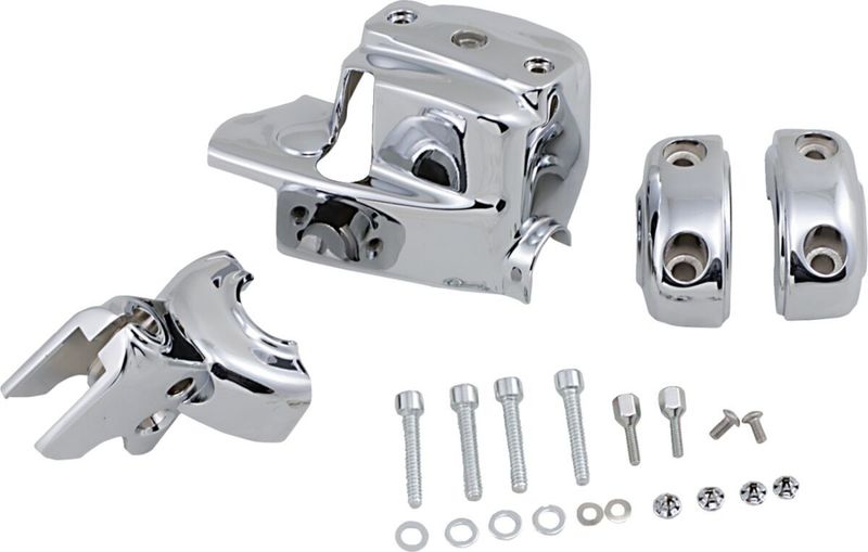 Kåpa Kuryakyn Handlebar krom dubbel H-D 96-17