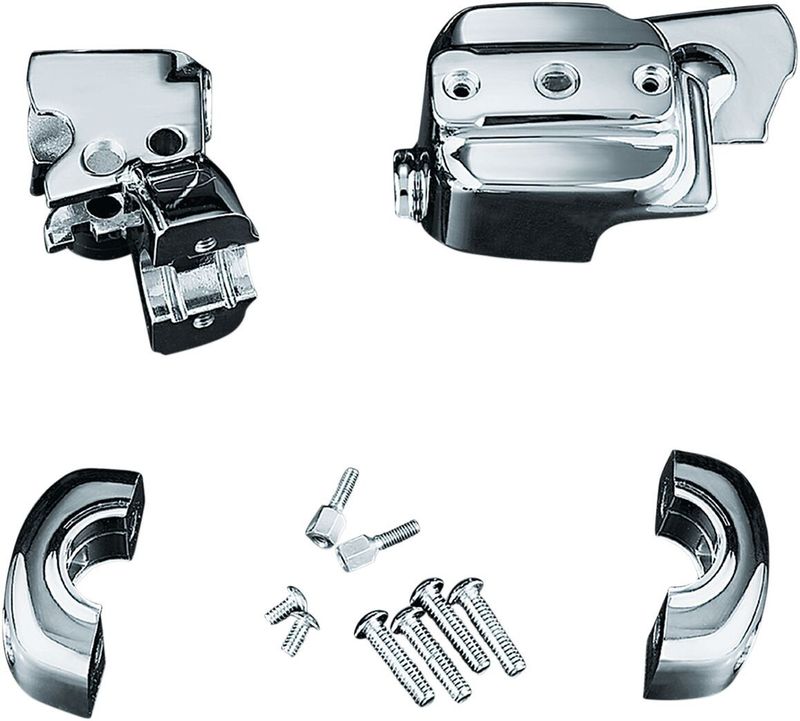 Kåpa Kuryakyn Handlebar krom enkel H-D 96-17