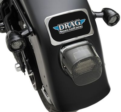 Fäste nummerplåt Drag Specialties Three-Bolt Frame 3-BOLT krom