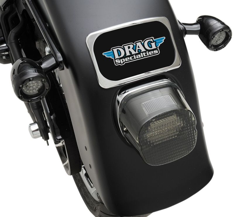 Fäste nummerplåt Drag Specialties Three-Bolt Frame 3-BOLT krom