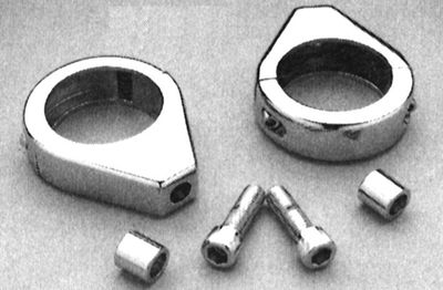 Klammer fäste MCS 39mm slät krom universal