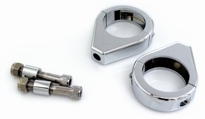 Klammer fäste MCS 41mm slät krom universal