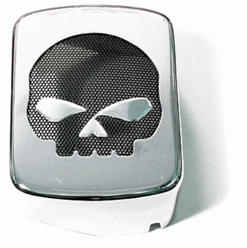 Kåpa tändspole Skull B/T 65-99, kromad