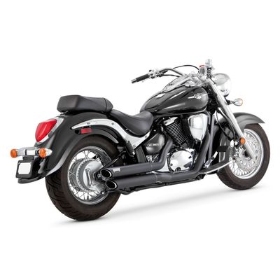 Avgassystem Vance & Hines Twin 2 svart Suzuki VL800 Boulevard, C50,