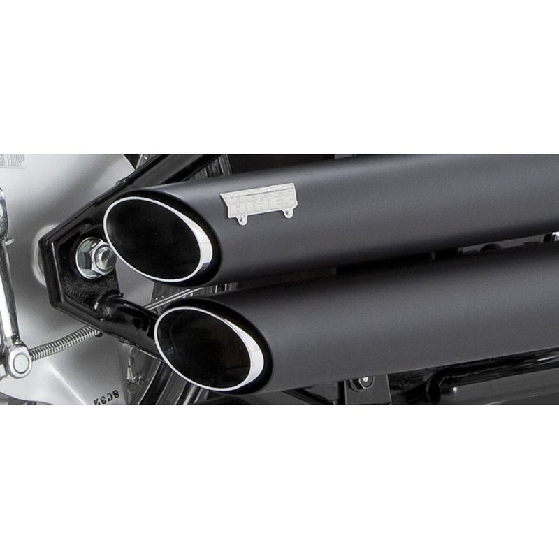Avgassystem Vance & Hines Twin 2 svart Suzuki VL800 Boulevard, C50,