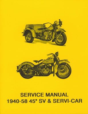 Verkstadshandbok 750 SV 1940-1958