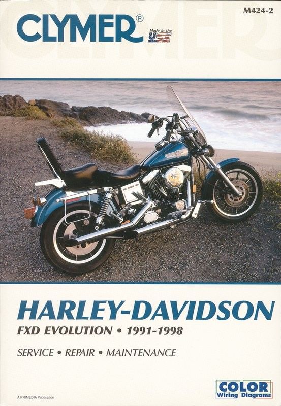 Verkstadshandbok Clymer Dyna Evo Big Twin models 91-98