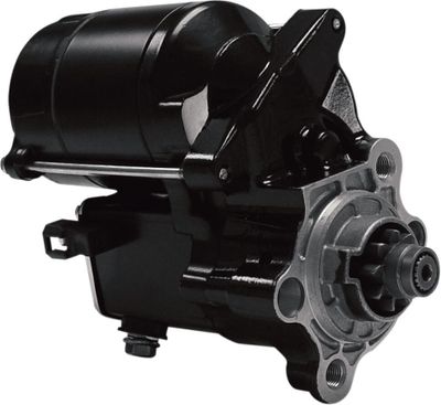 Startmotor Drag Specialties High-Performance 1.4 svart blå Sportster 81-22, Buell 96-09