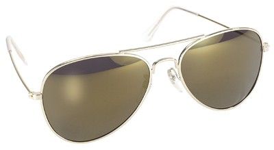 Solglasögon Aviator Smoke Gold Mirror/Gold