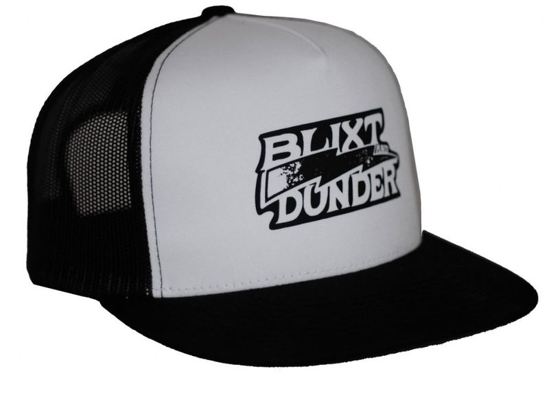 Blixt&Dunder Keps, Svart Trucker