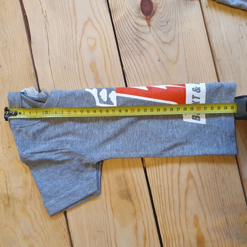 B&D 1 T-Shirt Barn Grå