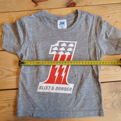B&D 1 T-Shirt Barn Grå