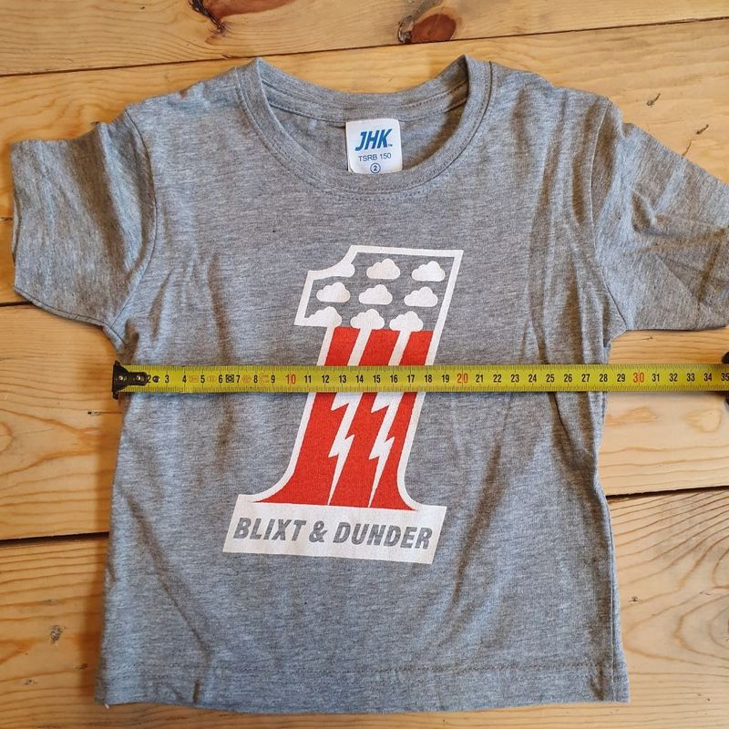 B&D 1 T-Shirt Barn Grå