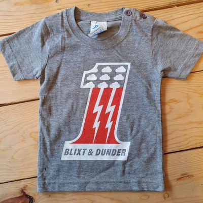B&D 1 T-Shirt Barn Grå