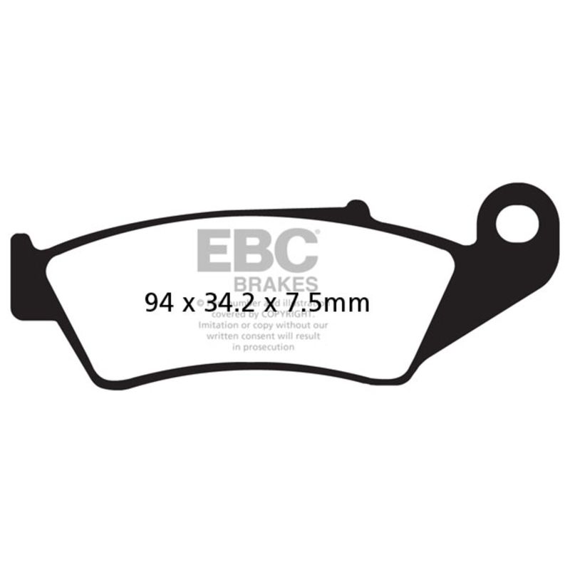 Bromsbelägg EBC FA185TT TT kolfiber Honda XRV 750 Africa Twin