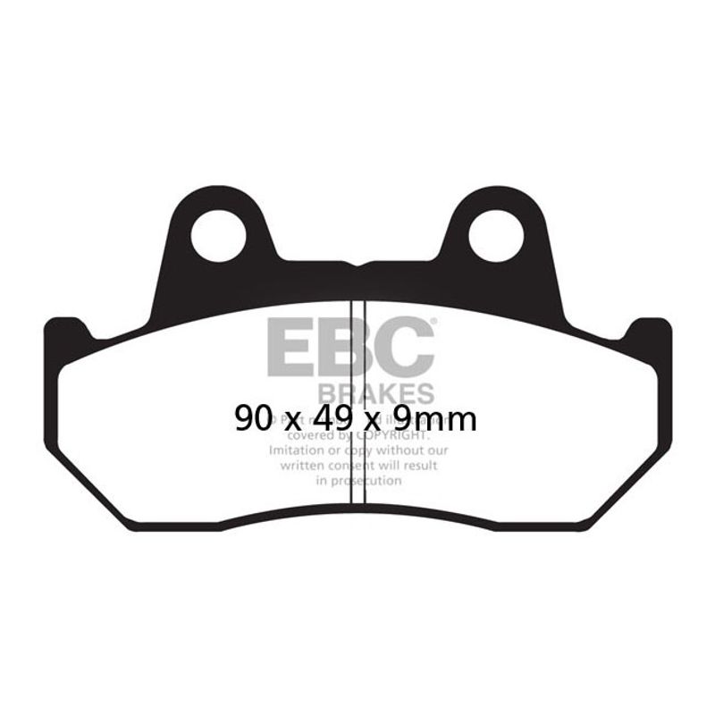 Bromsbelägg EBC FA069/2V V-pad halvsintrade Honda CB 750 F 83-84 m.fl.