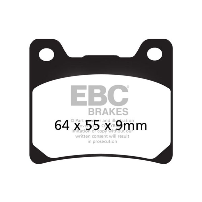 Bromsbelägg EBC FA088V V-pad halvsintrade Yamaha FZX 700 Fazer 86-87 m.fl.