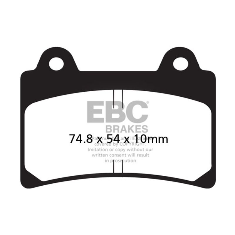 Bromsbelägg EBC FA123V V-pad halvsintrade Yamaha TDM 850 91-95 m.fl.