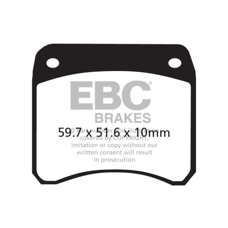 Bromsbelägg EBC FA016 organiska Ducati 750 Sport Front: m.fl.