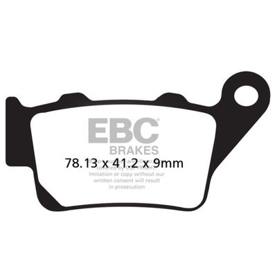 Bromsbelägg EBC FA213HH Double-H sintrade