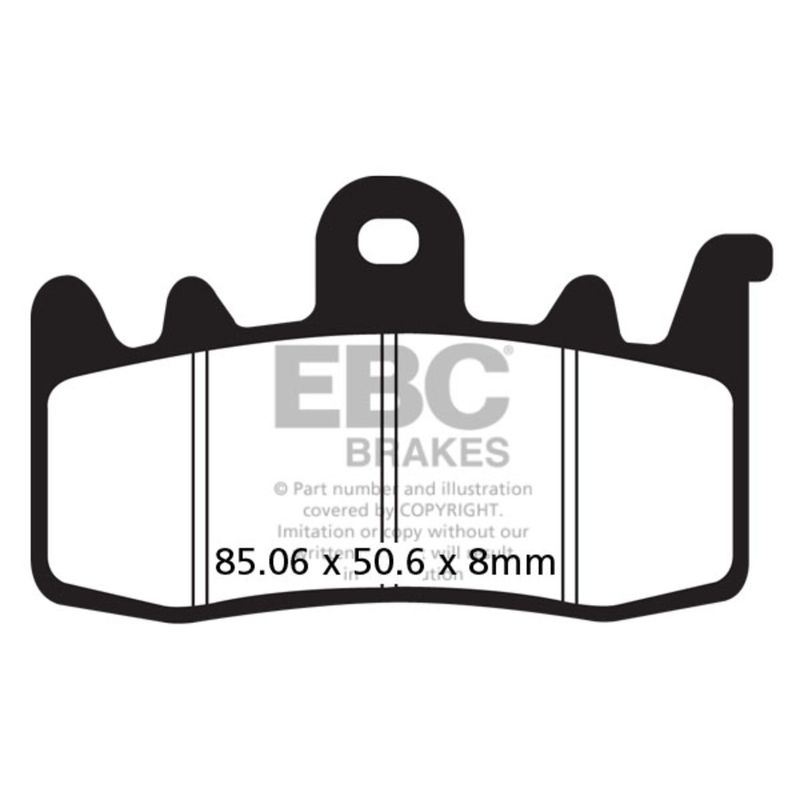 Bromsbelägg EBC FA630HH Double-H sintrade