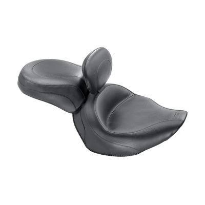 Solosadel Mustang bred svart justerbar 06-10, 12-15 Yamaha Roadliner