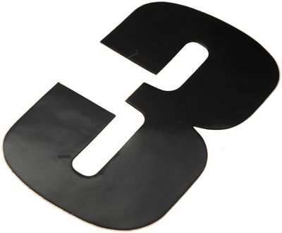 Skyltsiffra 15 cm 3 svart