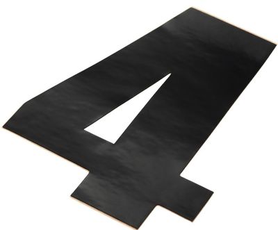 Skyltsiffra 15 cm 4 svart