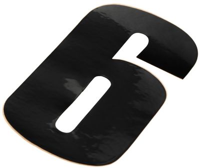 Skyltsiffra 15 cm 6 svart