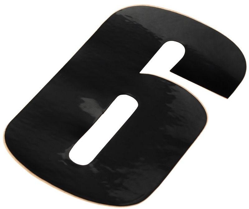 Skyltsiffra 15 cm 6 svart