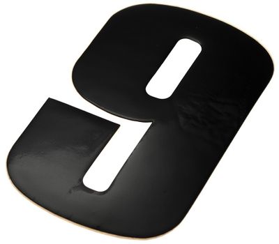 Skyltsiffra 15 cm 9 svart