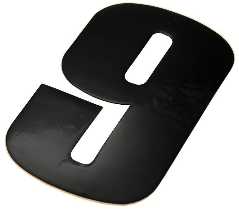 Skyltsiffra 15 cm 9 svart