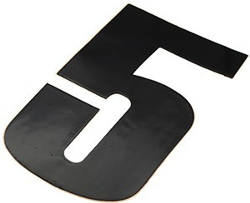Skyltsiffra 11,5 cm 5 svart
