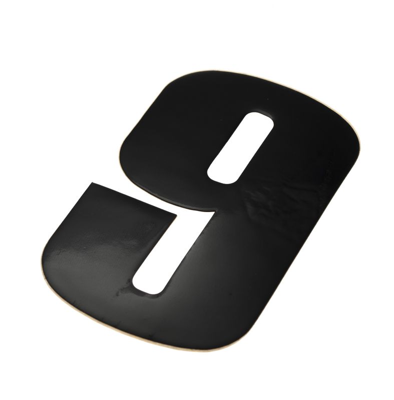 Skyltsiffra 9 i svart 11.5cm hög