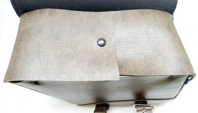 Sadelväskor FL/FX/XL Vintagebrunt konstläder avtagbar dragkedja