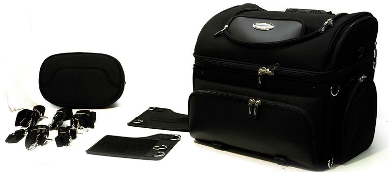 Husdjursväska Saddlemen Pet Voyager syntetläder svart