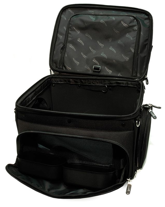 Husdjursväska Saddlemen Pet Voyager syntetläder svart
