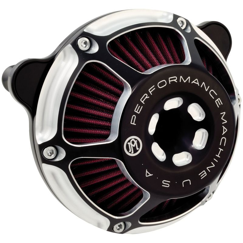 Luftfilter Performance Machine 0206-2124-BM PM Max HP Indian Chieftain 14-21 m.fl.