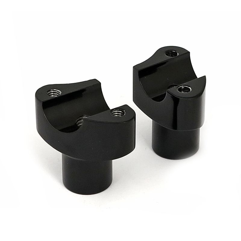 Risers MCS 2" smidd aluminium rak svart
