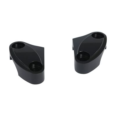 Styrklammer styre MCS svart Various 73-17 Big Twin, XL