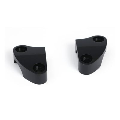 Styrklammer styre MCS svart Various 73-17 Big Twin, XL