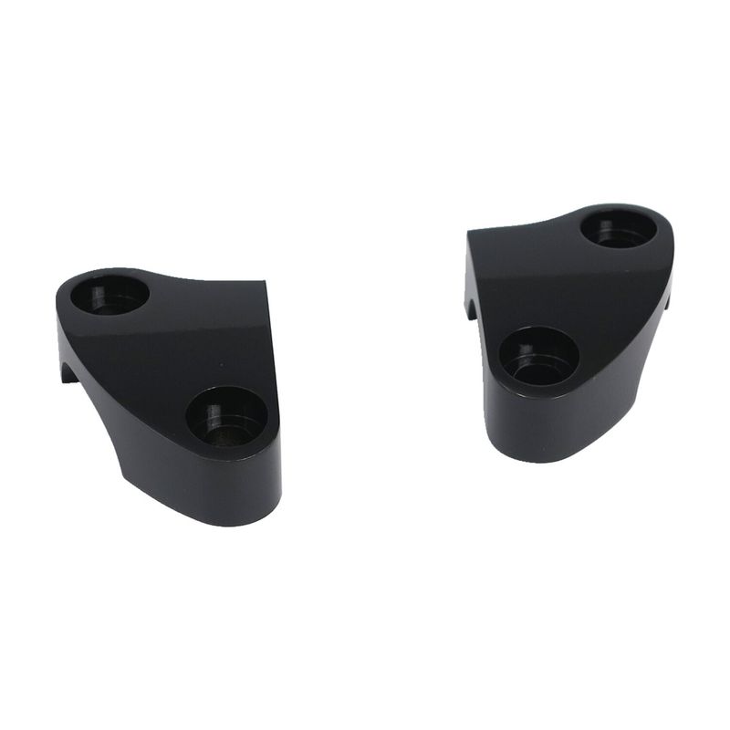 Styrklammer styre MCS svart Various 73-17 Big Twin, XL